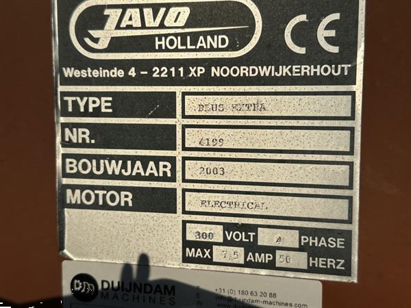 Grote foto javo plus extra potmachine agrarisch tuinbouw