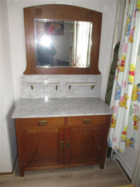 Grote foto antieke eikenhouten kast. antiek en kunst kasten