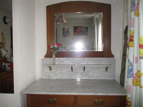 Grote foto antieke eikenhouten kast. antiek en kunst kasten