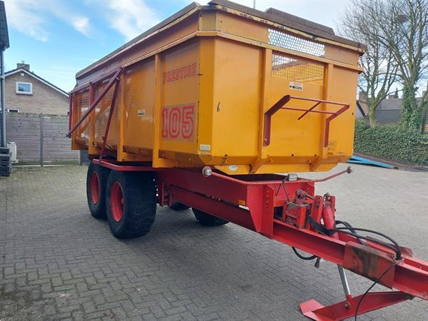 Grote foto miedema prestige 105 kipper agrarisch aanhangwagens
