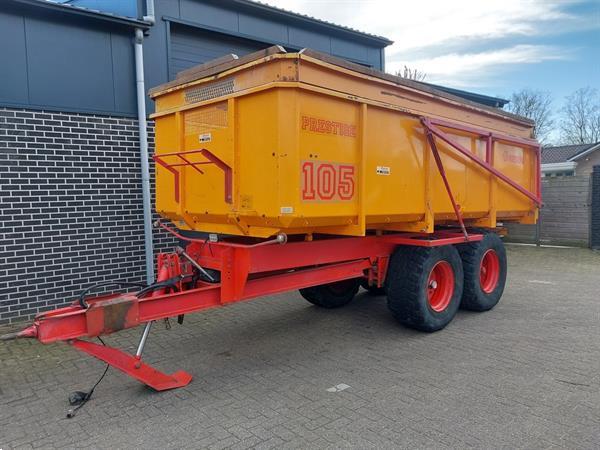 Grote foto miedema prestige 105 kipper agrarisch aanhangwagens