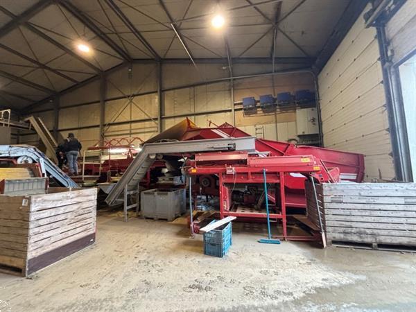 Grote foto grimme rh24 60 combi stortbunker met voorsorteerder en inspectietafel agrarisch kisten