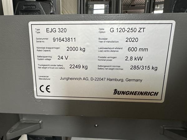 Grote foto ejg 320 2.0 t 600 mm demo doe het zelf en verbouw hefwerktuigen