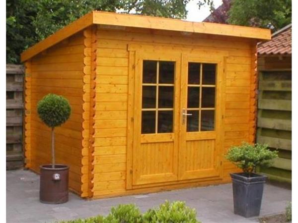 Grote foto tuinhuis blokhut 3025 l 300 x 250 x 230 cm tuin en terras tuinhuisjes en blokhutten