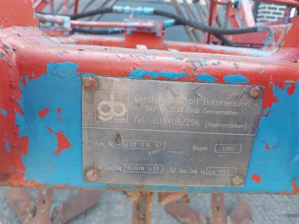 Grote foto gb rubin 470 vleugelschaar culitivator agrarisch cultivators en woelers