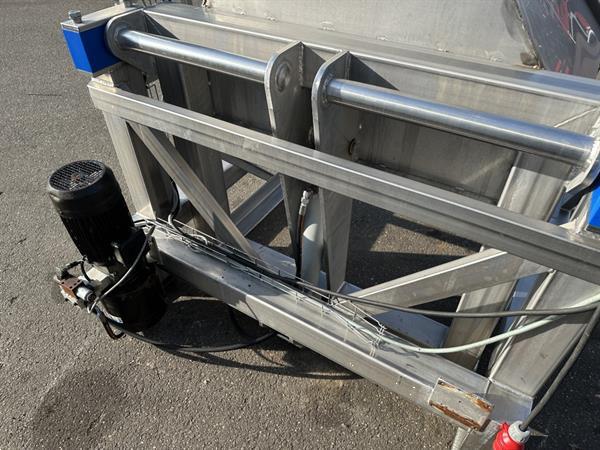 Grote foto kistenkantelaar rvs voor 120 cm brede kisten agrarisch tuinbouw
