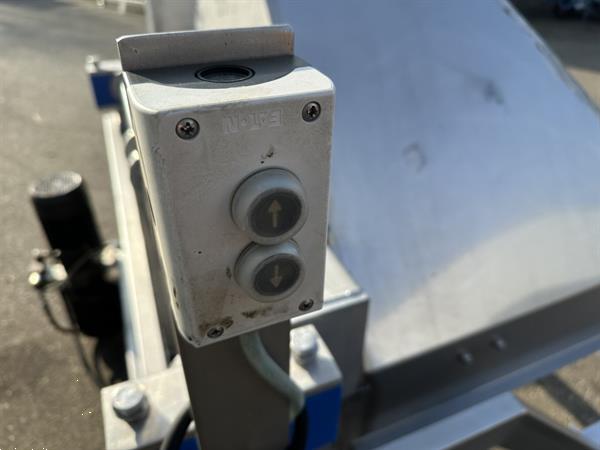 Grote foto kistenkantelaar rvs voor 120 cm brede kisten agrarisch tuinbouw