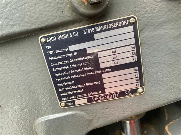 Grote foto fendt 716 vario 2001 agrarisch tractoren