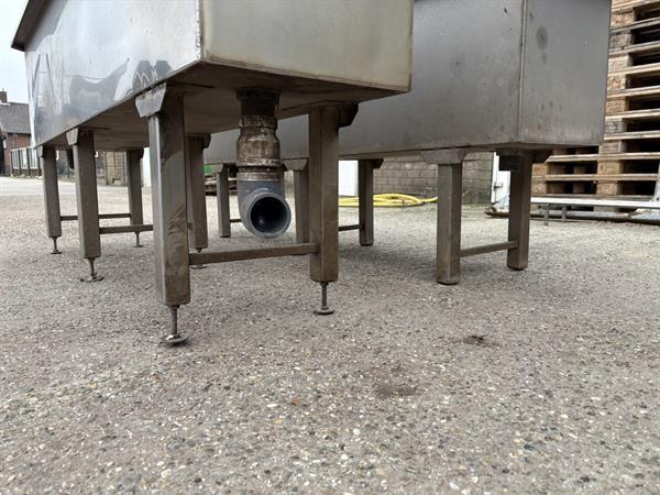 Grote foto rvs bakken 2 x 0.4 x 0.46 mtr agrarisch tuinbouw