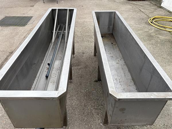 Grote foto rvs bakken 2 x 0.4 x 0.46 mtr agrarisch tuinbouw