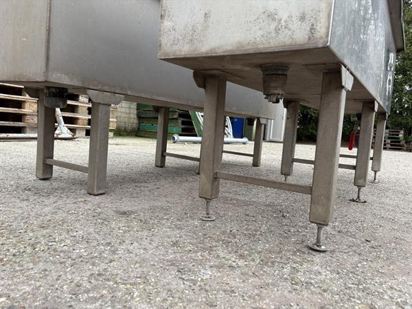 Grote foto rvs bakken 2 x 0.4 x 0.46 mtr agrarisch tuinbouw