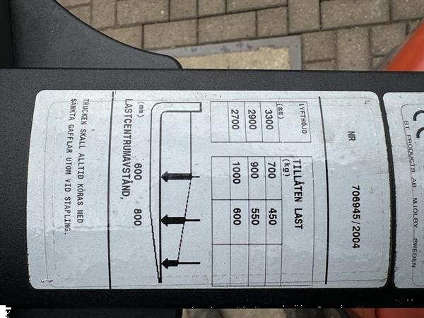 Grote foto vs 22080 elektrische stapelaar bt s10 3300mm accu204 doe het zelf en verbouw hefwerktuigen