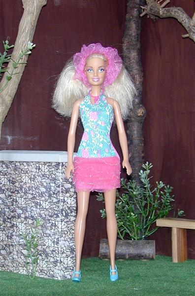 Grote foto barbie in birthday jurk mattel uit 2009 pop40 verzamelen poppen