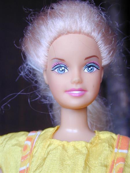 Grote foto df pop in zomerjurk. als barbie pop51 kinderen en baby poppen