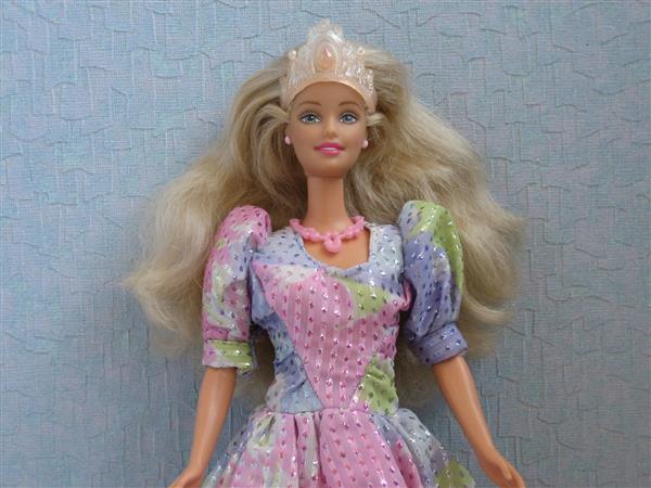 Grote foto prinses barbie mattel pop55 verzamelen poppen