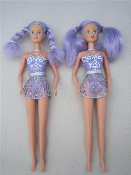 Grote foto tweeling sindy flower vivid violet pop118 kinderen en baby poppen
