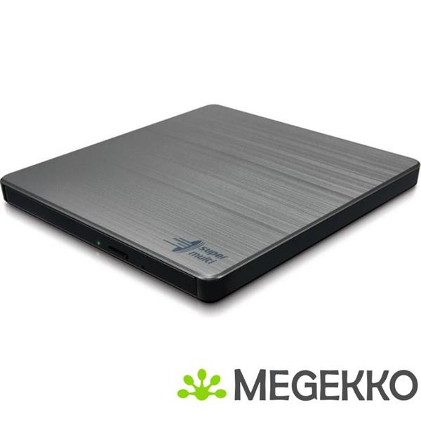 Grote foto hitachi lg slim portable dvd writer optisch schijfstation zilver dvdrw computers en software overige computers en software