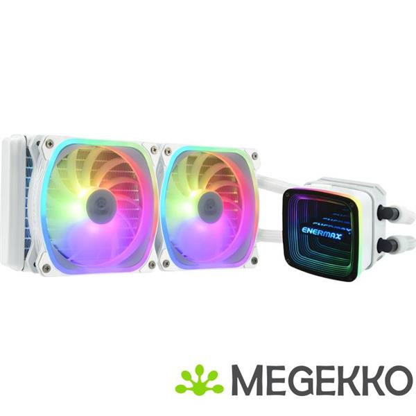 Grote foto enermax aquafusion adv 240mm rgb white waterkoeler computers en software overige computers en software