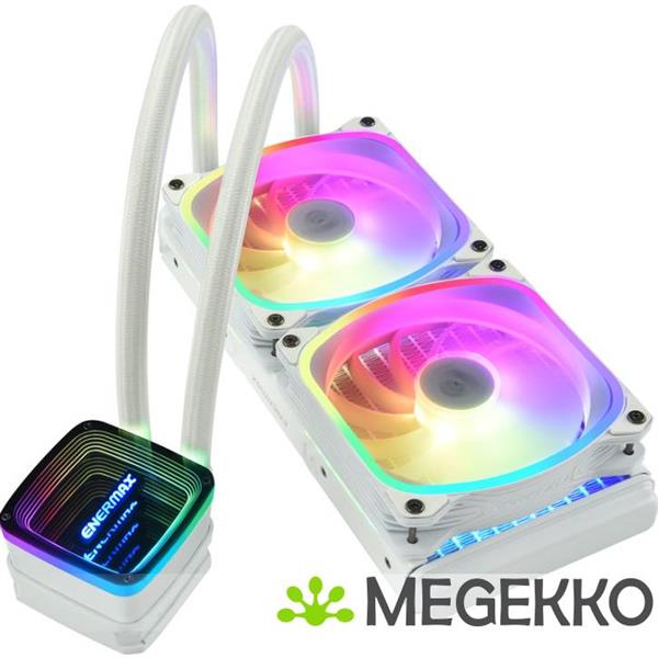 Grote foto enermax aquafusion adv 240mm rgb white waterkoeler computers en software overige computers en software