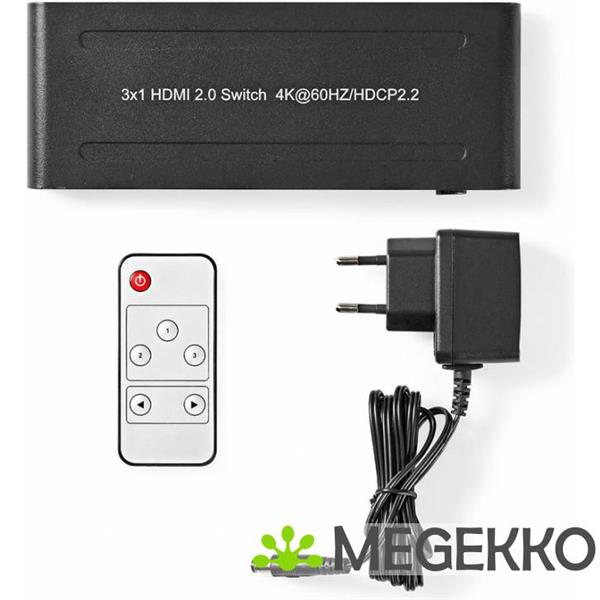 Grote foto hdmi switch 3 poorts 3x hdmi ingang 1x hdmi uitgang 4k2k 60fps hdcp2.2 computers en software netwerkkaarten routers en switches