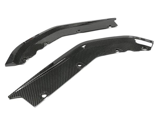 Grote foto dit betreft een setbmw g80 g81 m3 carbon achterbumper splitter auto onderdelen tuning en styling