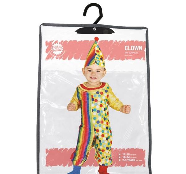 Grote foto clown kostuum baby gekleurd verzamelen overige verzamelingen