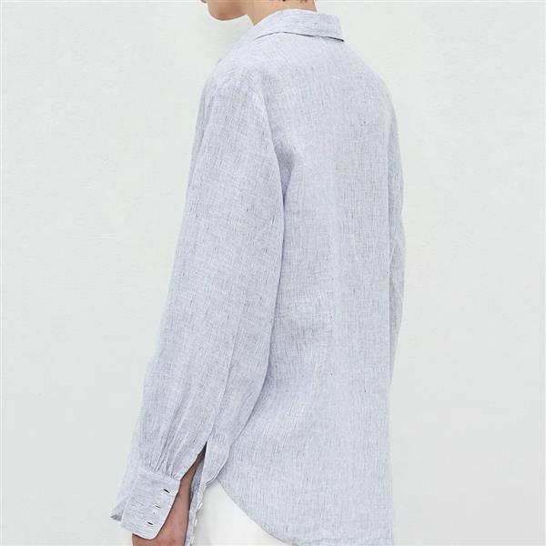 Grote foto massimo alba blouse linnen anna maat xxl kleding dames blouses