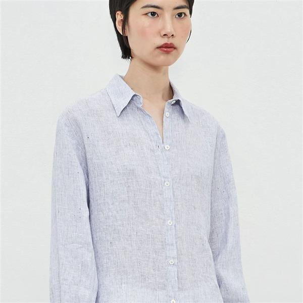 Grote foto massimo alba blouse linnen anna maat xxl kleding dames blouses