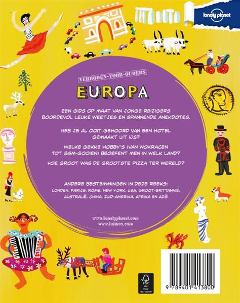 Grote foto europa lonely planet verboden voor ouders boeken overige boeken