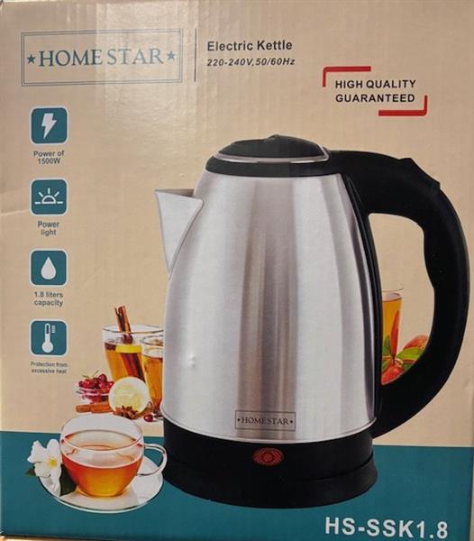 Grote foto homestar homestar waterkoker 1.8l chroom doe het zelf en verbouw lasapparaten