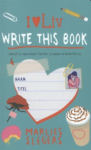 Grote foto write this book i love liv 3 boeken jeugd 13 jaar en ouder