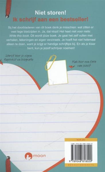 Grote foto write this book i love liv 3 boeken jeugd 13 jaar en ouder