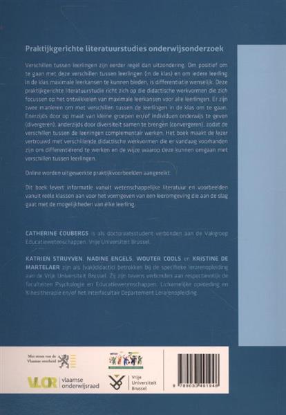 Grote foto binnenklasdifferentiatie praktijkgerichte literatuurstudies onderwijsonderzoek boeken studieboeken
