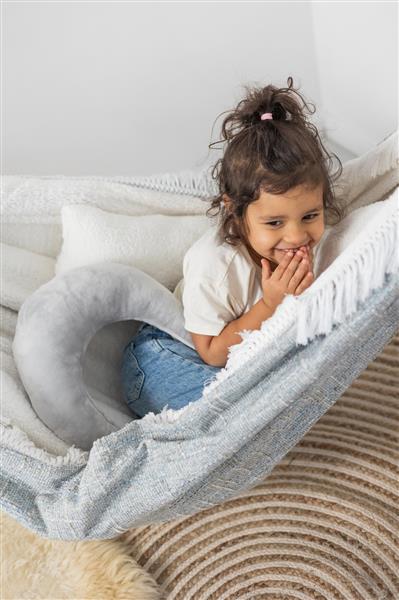 Grote foto luxe hangmat grijs grey nap grey nap kinderen en baby complete kinderkamers