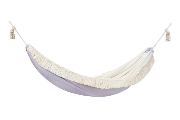 Grote foto luxe hangmat lila met franjes lila kinderen en baby complete kinderkamers