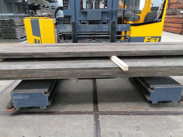 Grote foto 45x145mm hard hout gebruikt 390cm doe het zelf en verbouw hout en planken