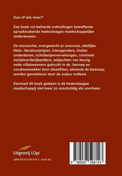 Grote foto dun of iets meer boeken literatuur