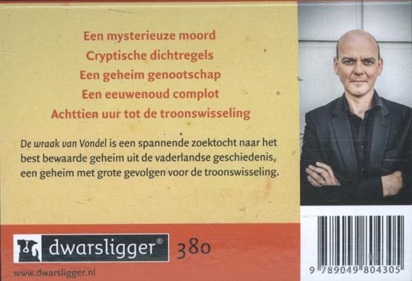 Grote foto de wraak van vondel huizinga 1 boeken thrillers