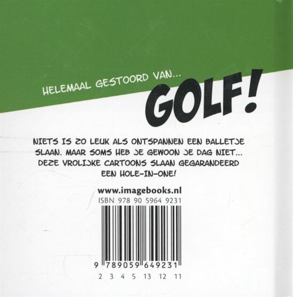 Grote foto helemaal gestoord van ... golf humor cadeaureeks helemaal gestoord van... boeken stripboeken