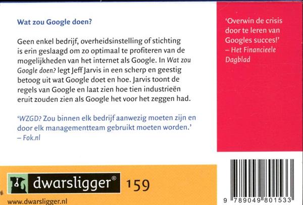 Grote foto wat zou google doen dwarsligger 159 boeken overige boeken