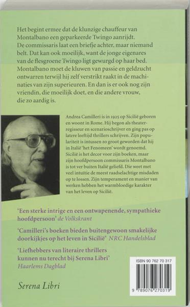 Grote foto de stem van de viool montalbano thriller boeken thrillers
