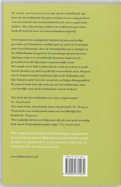 Grote foto smaak van heimwee boeken kookboeken