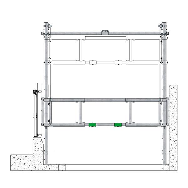Grote foto optrekhek spinder heavy duty lift lengte 440 550 cm dieren en toebehoren runderen