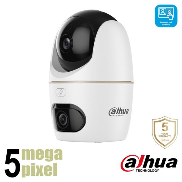 Grote foto dahua hero dual d1 2x 5mp pt wifi binnencamera dual lens actieve afschrikking h5d 5f audio tv en foto videobewakingsapparatuur