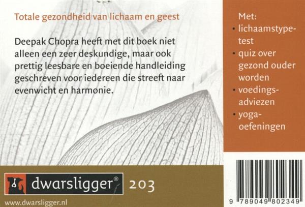 Grote foto balans in je leven dwarsligger 203 boeken gezondheid en voeding