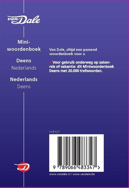 Grote foto van dale miniwoordenboek deens boeken woordenboeken