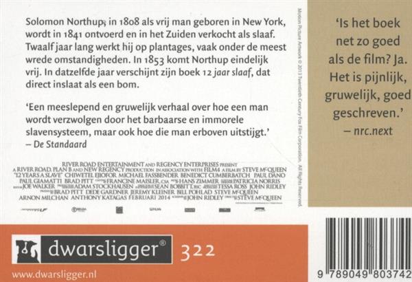 Grote foto 12 jaar slaaf dwarsligger 322 boeken overige boeken
