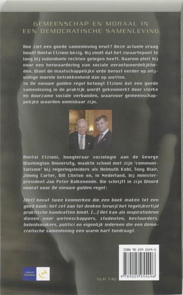 Grote foto de nieuwe gulden regel boeken politiek en maatschappij