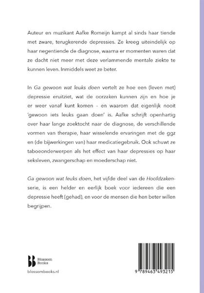 Grote foto ga gewoon wat leuks doen hoofdzaken boeken psychologie