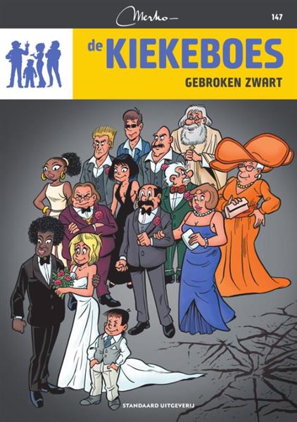 Grote foto gebroken zwart de kiekeboes 147 boeken stripboeken
